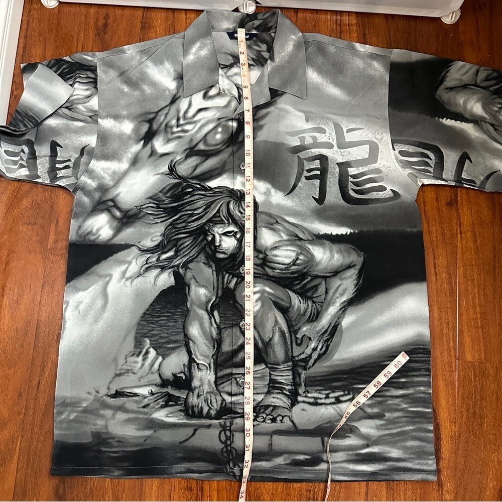Bignd Vintage Tarzan Button Up Shirt Size Large - Picture 5 of 8
